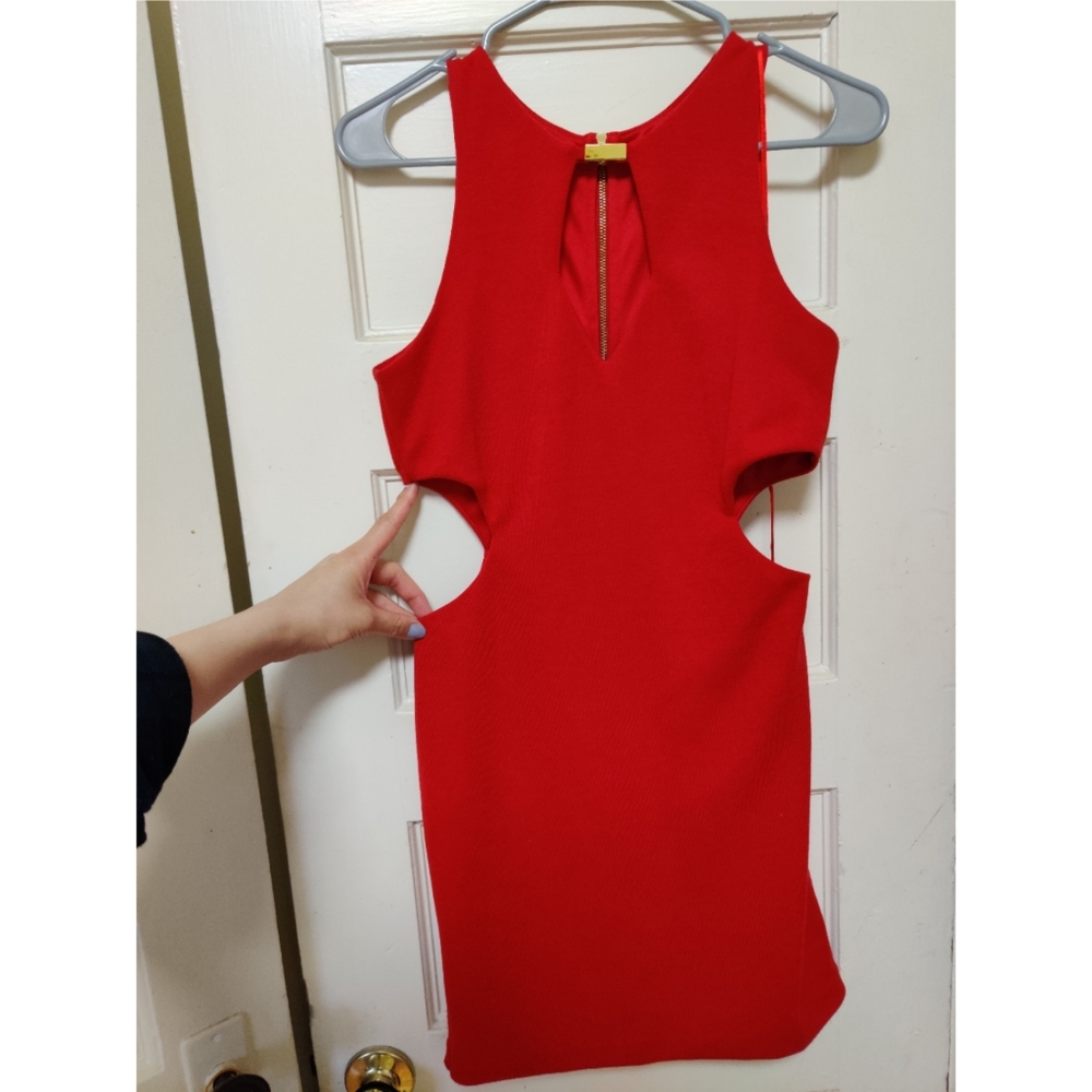 Asos red dress